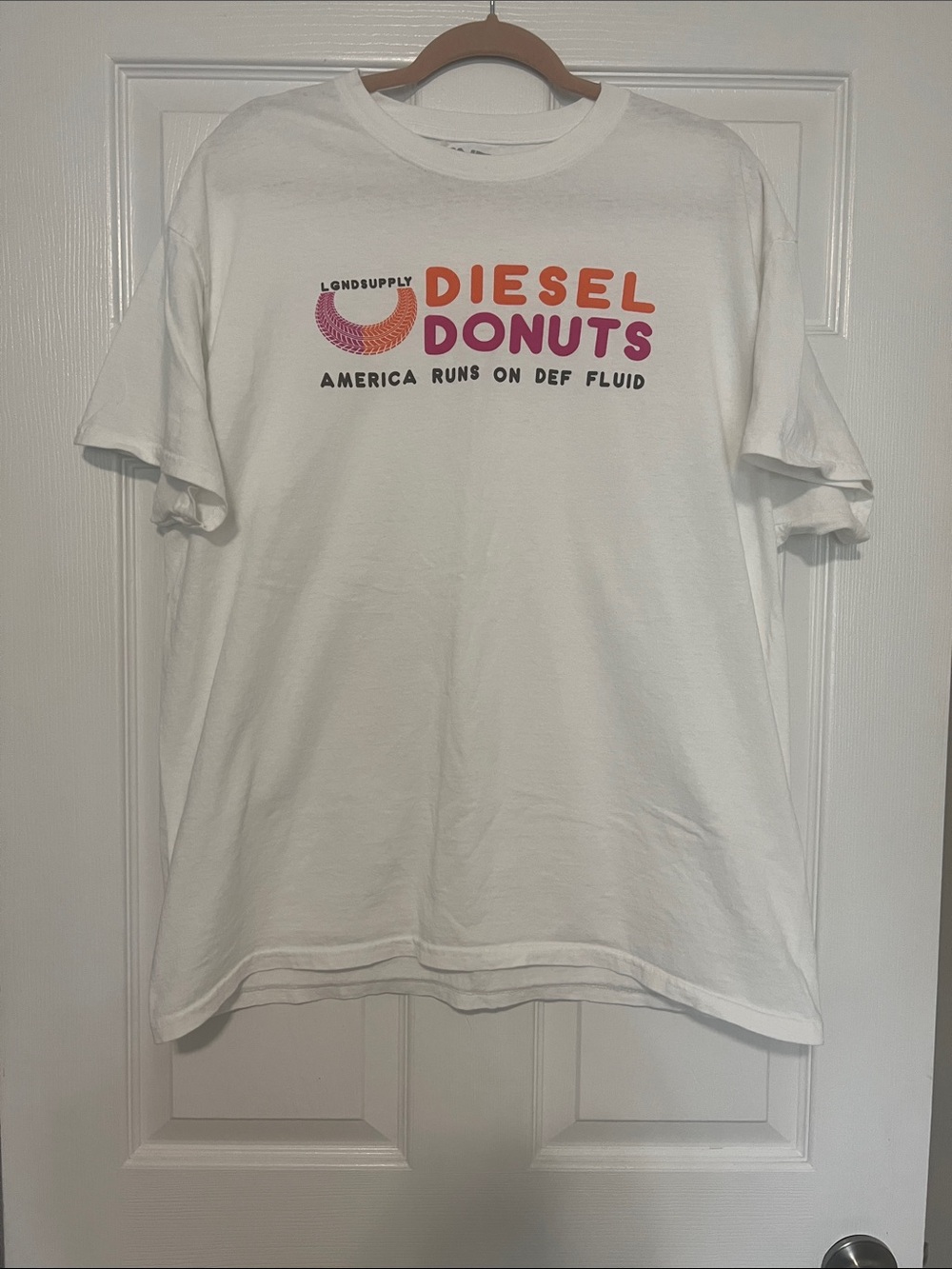 Diesel Donuts White Graphic Tee